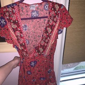 Princess Polly Floral Wrap Dress